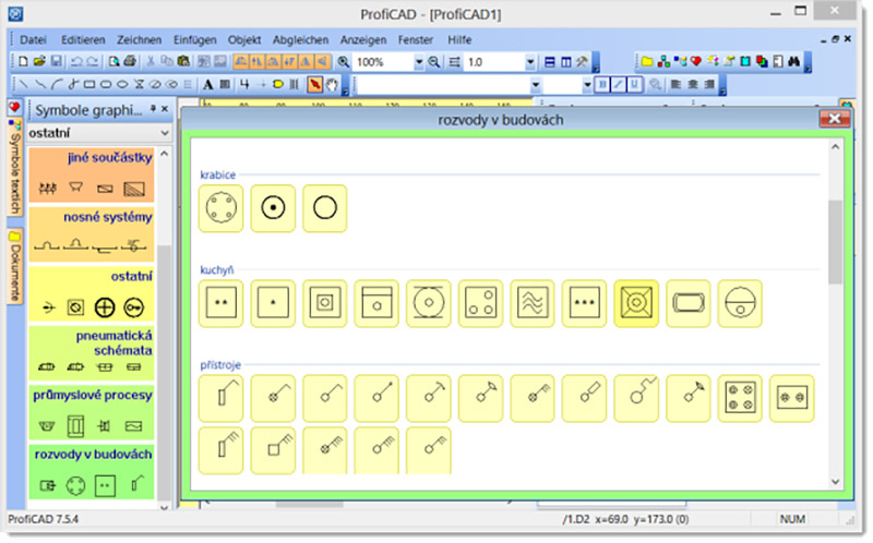 ProfiCAD – efektivní systém pro tvorbu elektrotechnické dokumentace