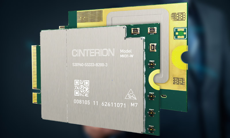 Klíčem k modernizaci v průmyslu může být modemová karta CINTERION MV31-W