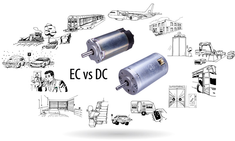 DC vs. EC motor - Komplexní přístup k výběru stejnosměrného motoru