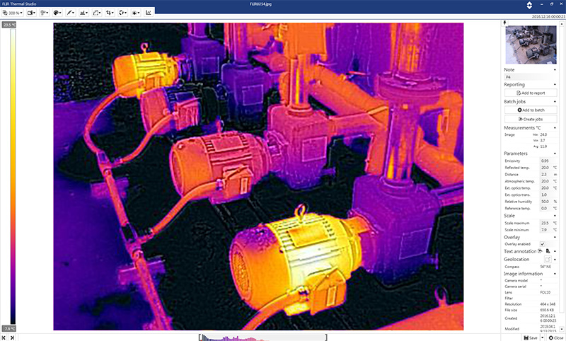 Thermal Studio − program, který pomáhá automatizovat zpracování termogramů