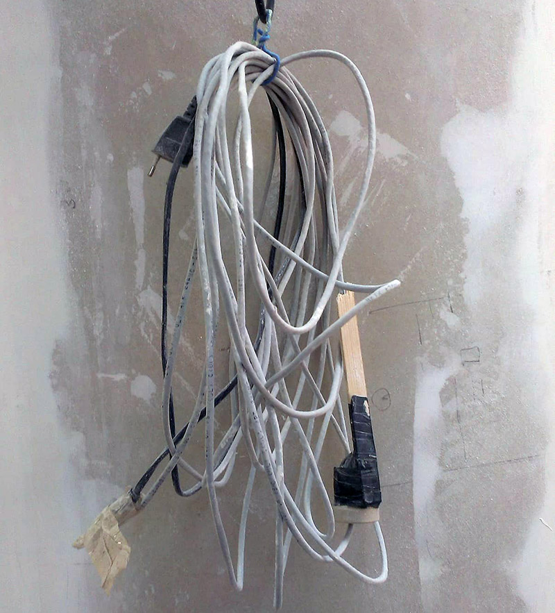 Prodlužka z UTP kabelu na světlo s objímkou E27